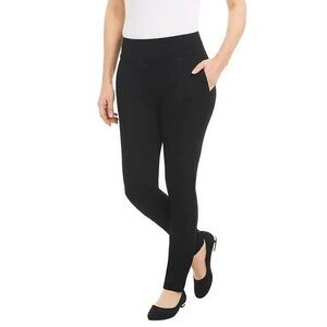 Dalia Black Pull-On Ankle Pants Size XL